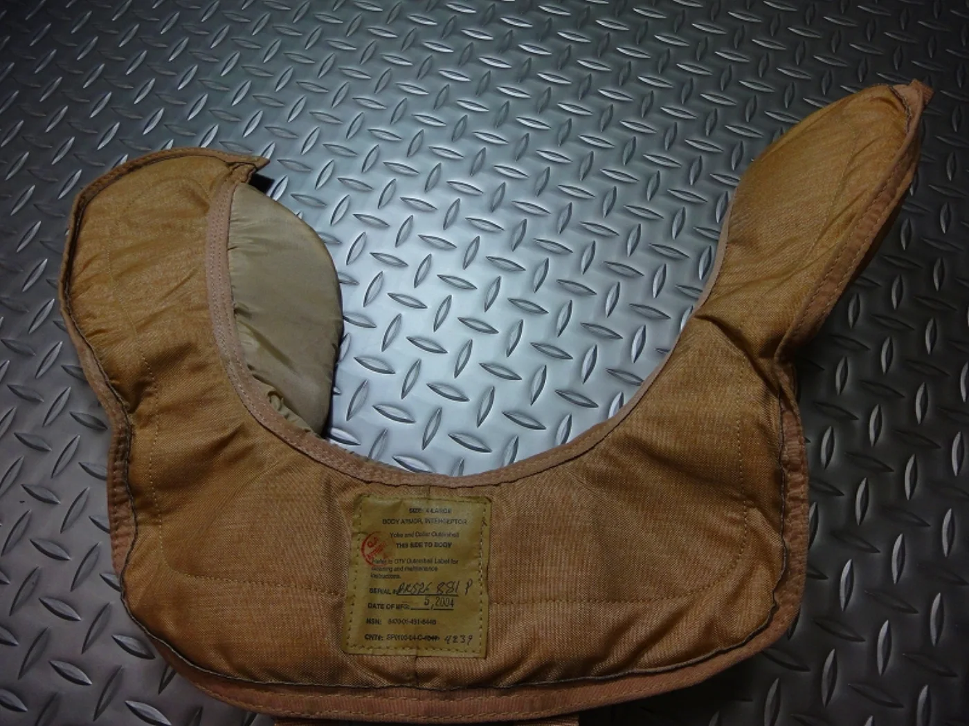 ミリタリーショップ 南国百貨店.COM|沖縄 BODY ARMOR INTERCEPTOR パーツ デザート -XL- 記録写真5