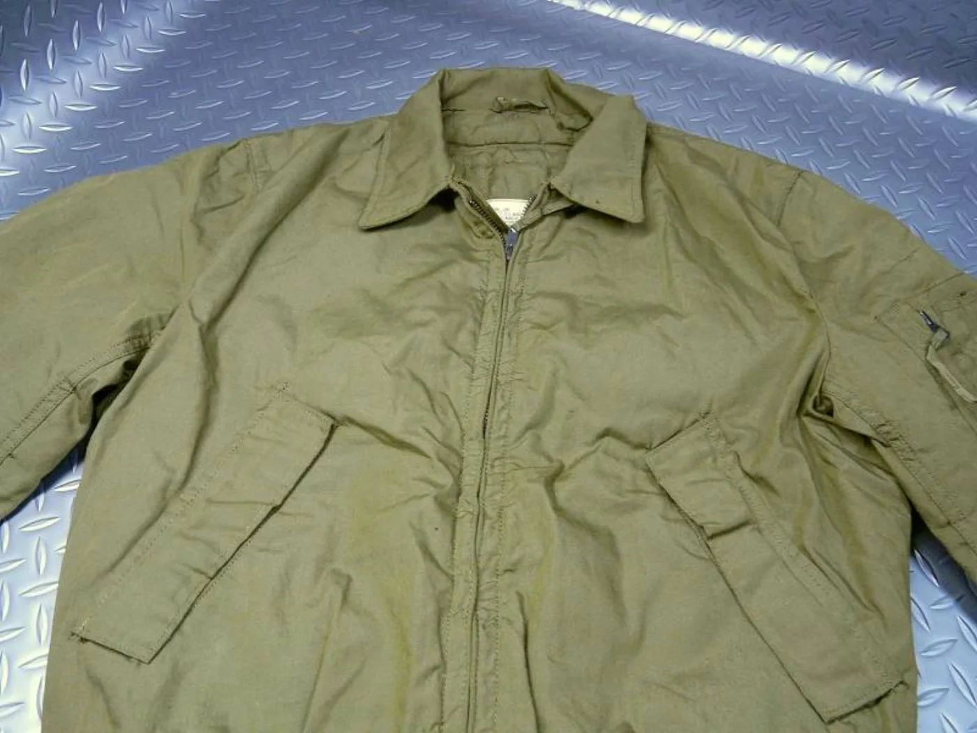 ミリタリーショップ 南国百貨店.COM|沖縄 CVC JACKET タンカースジャケット M-L デッドストック品 [Z 記録写真3