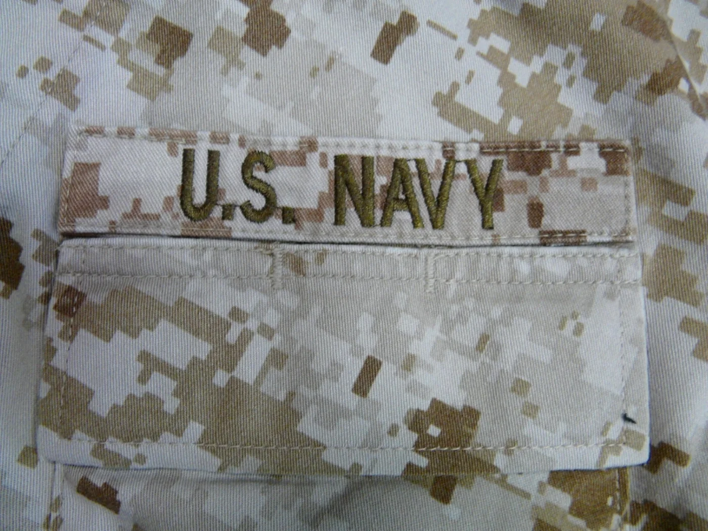 ミリタリーショップ 南国百貨店.COM|沖縄 U.S.NAVY マーパットデザート 半そで [Q-357] - U.S. 記録写真6