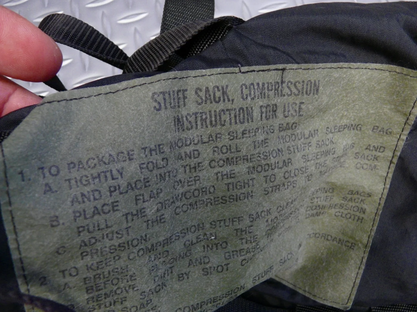 ミリタリーショップ 南国百貨店.COM|沖縄 STUFF SACK 寝袋用収納ケース 大型 [A-529] - STUF 記録写真6