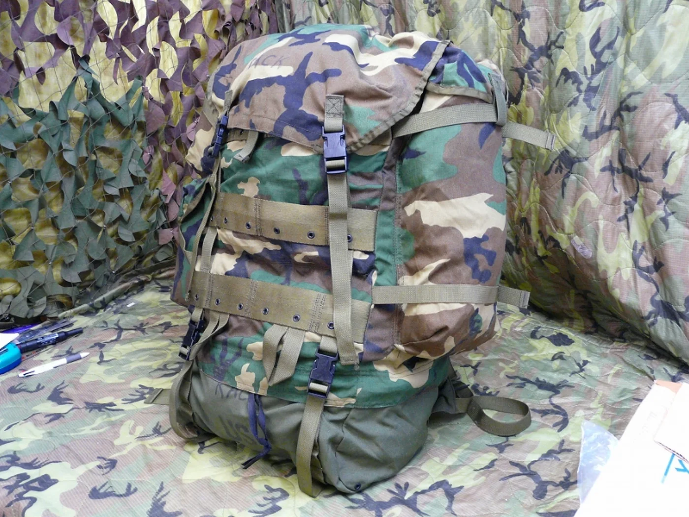 ミリタリーショップ 南国百貨店.COM|沖縄 【特価品】インターナルフレームパック ワケあり品（リネンバッグサ [F-5 記録写真4