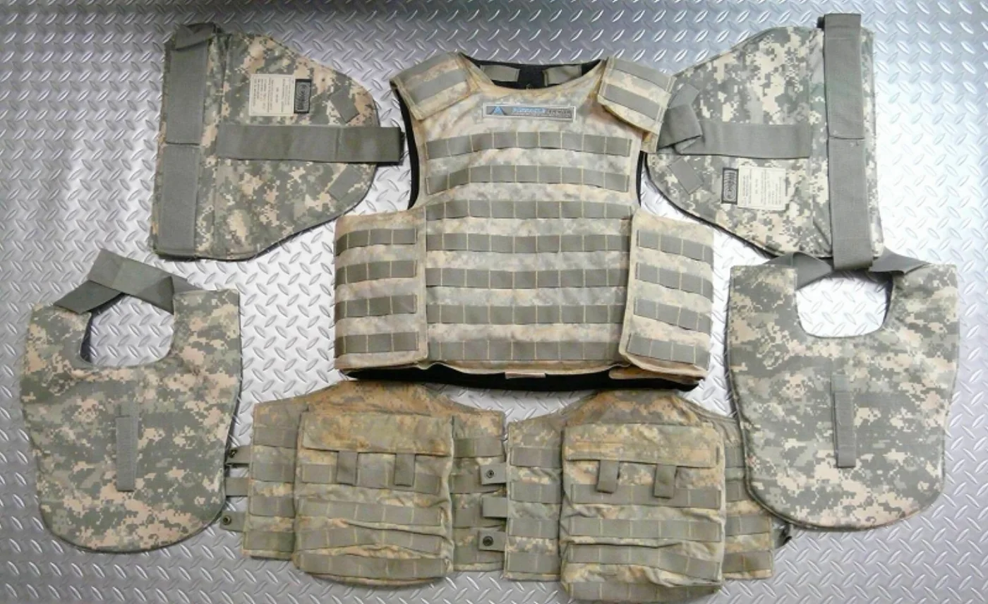 ミリタリーショップ 南国百貨店.COM|沖縄 最強ACU dragonskinAodyArmor フルセット 定価７０万 記録写真2