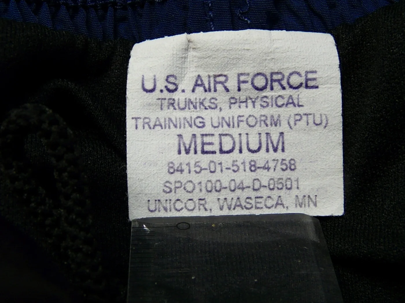 ミリタリーショップ 南国百貨店.COM|沖縄 U.S.AIR FORCE トレーニング ショートパンツ -M- [G-8 記録写真5
