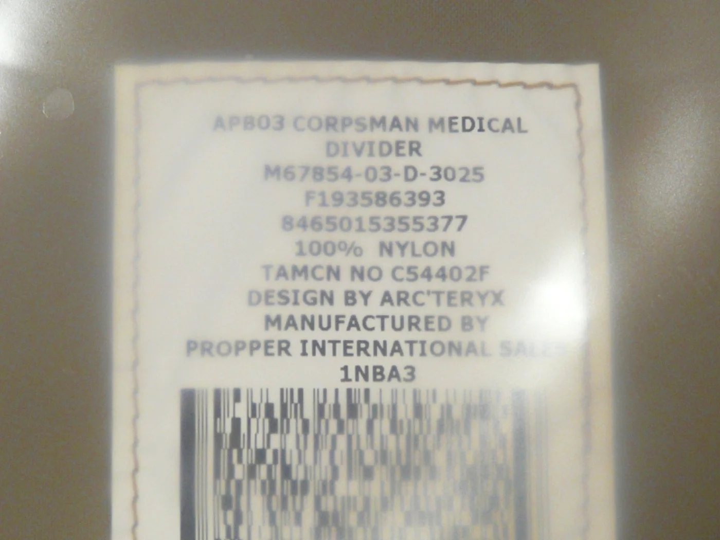 ミリタリーショップ 南国百貨店.COM|沖縄 APB03 CORPSMAN MEDICAL DIVIDER [Q-461 記録写真5