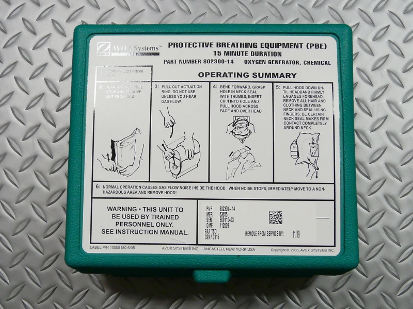ミリタリーショップ 南国百貨店.COM|沖縄 PROTECTIVE BREATHING EQUIPMENT 新品 [Z 記録写真5