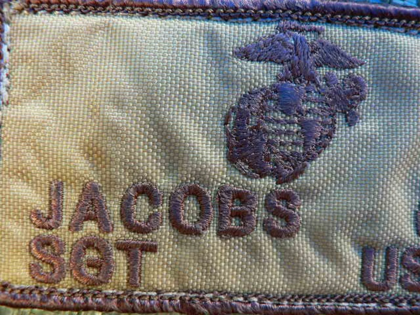 ミリタリーショップ 南国百貨店.COM|沖縄 JACOBS G H SGT USMC ベルクロ付き [Y-192] - 記録写真3