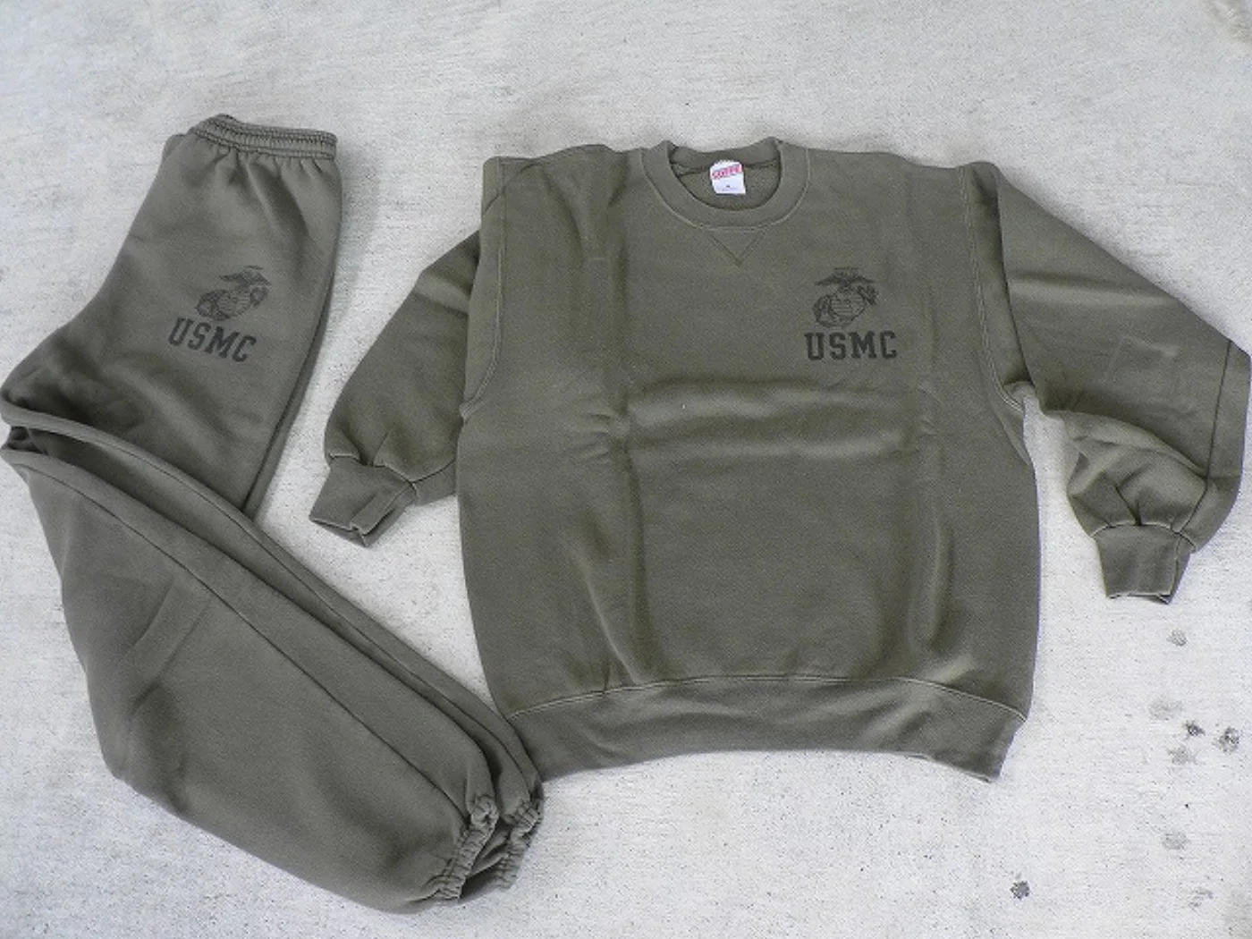 ミリタリーショップ 南国百貨店.COM|沖縄 USMC 海兵隊スウェット上下 -M- [GEN-632] - USMC 記録写真2