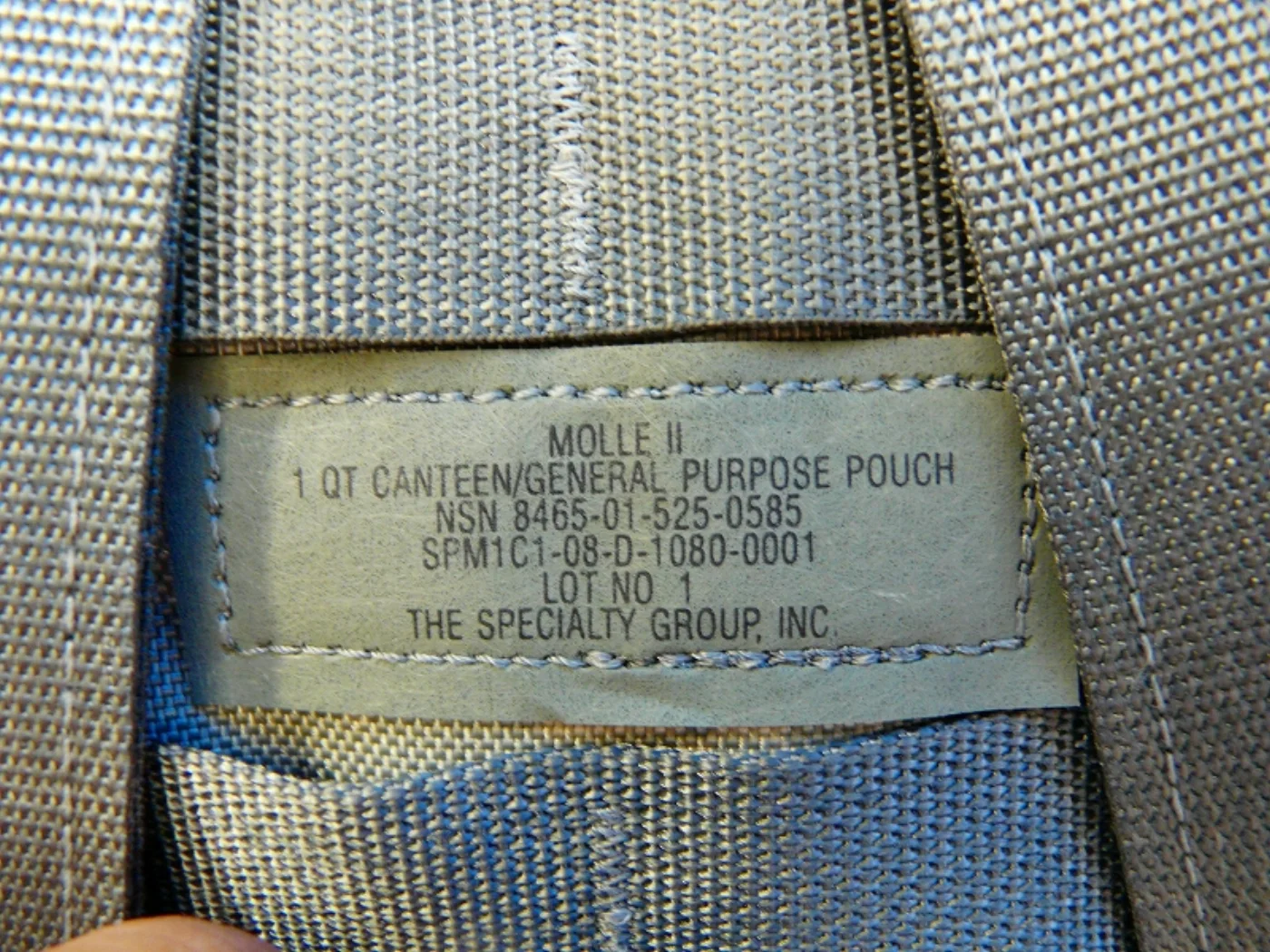 ミリタリーショップ 南国百貨店.COM|沖縄 ACU キャンティーン＆ユーティリティポーチ 新品 [C-1168] - 記録写真6