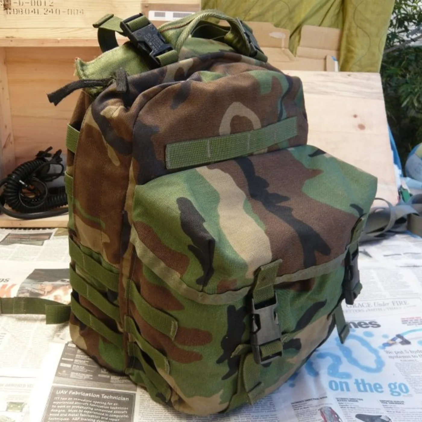 ミリタリーショップ 南国百貨店.COM|沖縄 MOLLE II パトロールパック 程度良し [F-354] - アメリカ 記録写真3