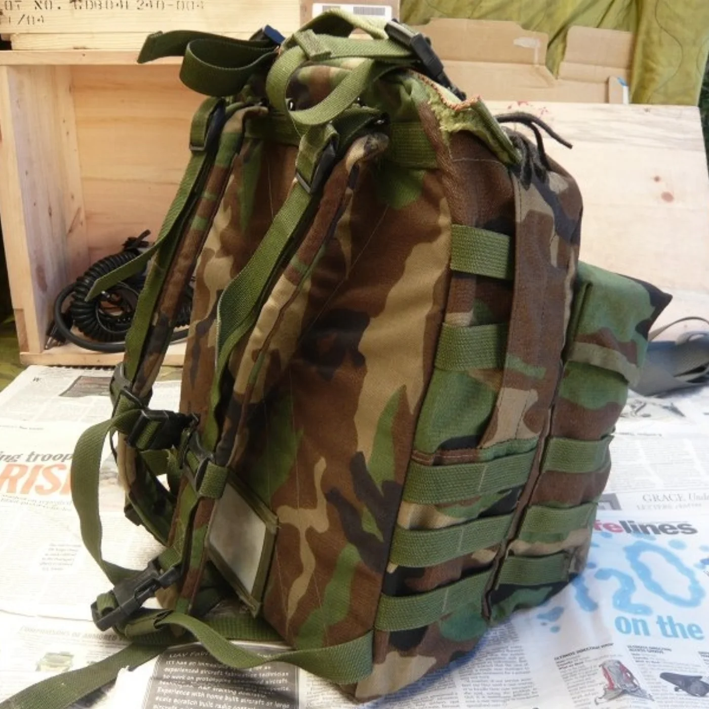 ミリタリーショップ 南国百貨店.COM|沖縄 MOLLE II パトロールパック 程度良し [F-354] - アメリカ 記録写真4