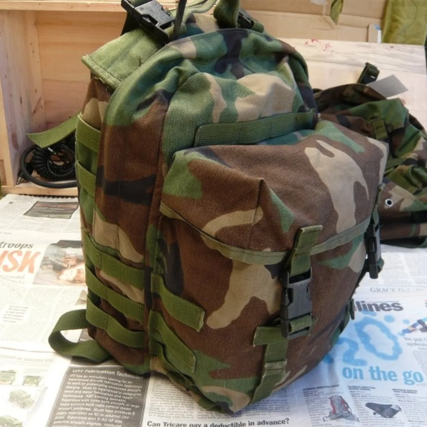ミリタリーショップ 南国百貨店.COM|沖縄 MOLLE II パトロールパック 程度良し [F-356] - アメリカ 記録写真3