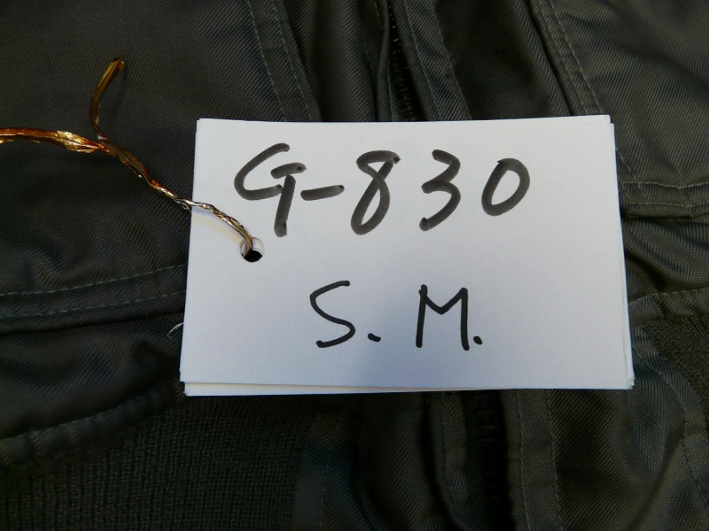 ミリタリーショップ 南国百貨店.COM|沖縄 CWU-45/P フライトジャケット -M- [G-830] - CWU- 記録写真2