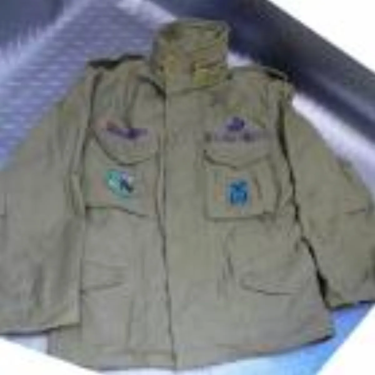 ミリタリーショップ 南国百貨店.COM|沖縄 M65ジャケット U.S.AIR FORCE OD S-R 極上品 パッチ 記録写真1