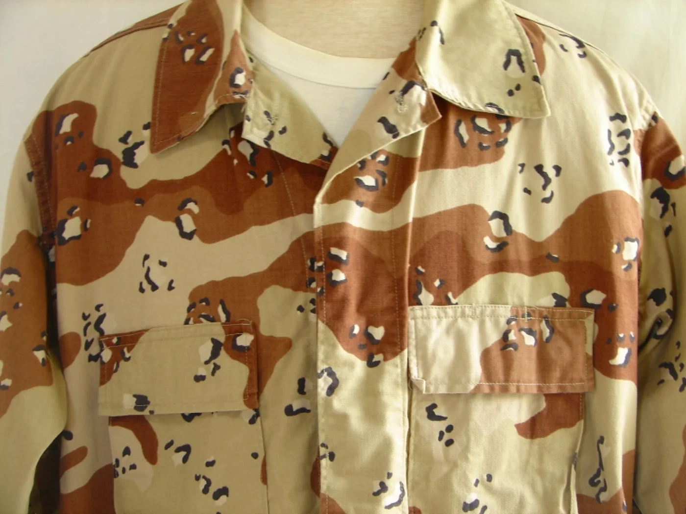 ミリタリーショップ 南国百貨店.COM|沖縄 6Cチョコチップ ジャケット L-S 湾岸戦争 [FK-195] - 6C 記録写真2