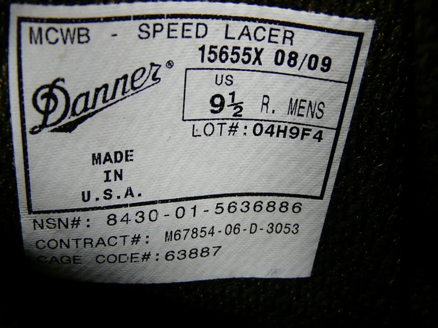 ミリタリーショップ 南国百貨店.COM|沖縄 Danner USMC デザートブーツ 極上品 9.5R [B-1068] 記録写真3