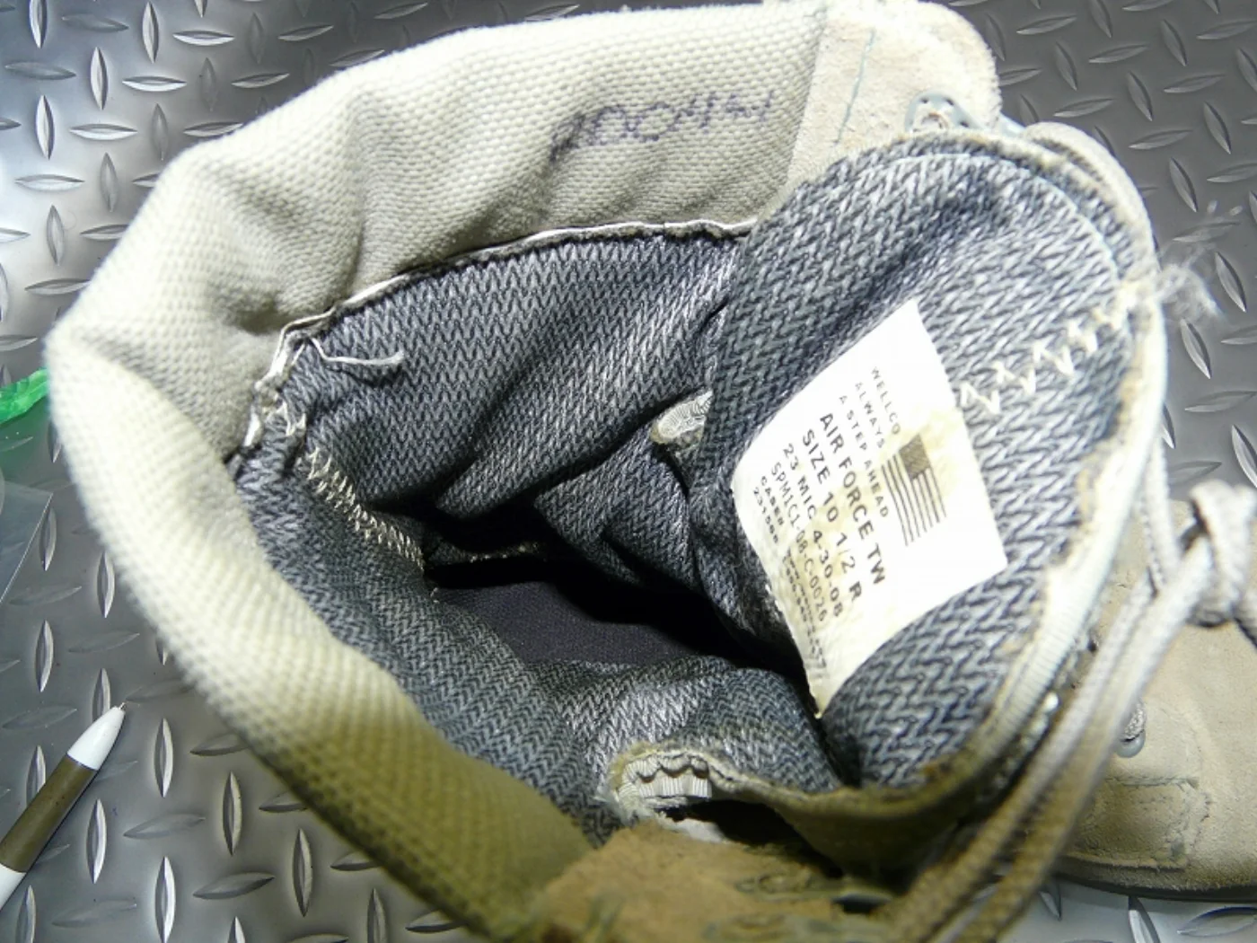 ミリタリーショップ 南国百貨店.COM|沖縄 ABU AIRFORCE ブーツ 10.5R 官給品 [B-1069] - 記録写真4