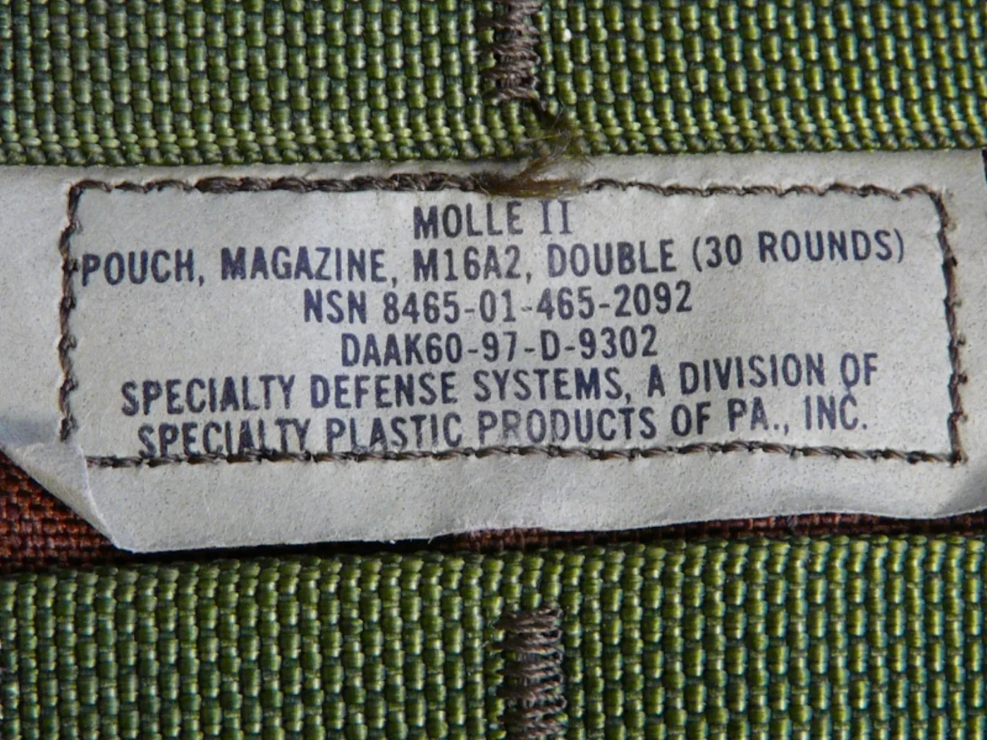 ミリタリーショップ 南国百貨店.COM|沖縄 マガジンポーチダブル ウッドランド MOLLE II [ZZ C-1190 記録写真6