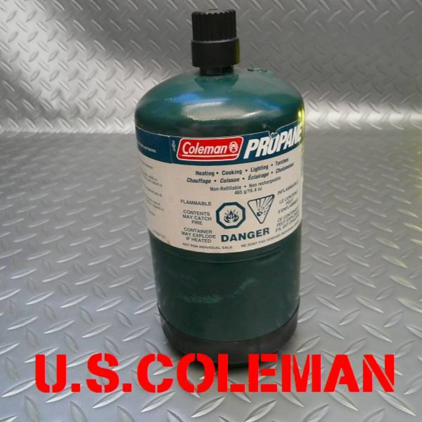 ミリタリーショップ 南国百貨店.COM|沖縄 US Coleman コールマンのガスボンベ 新品 プロパンガスボンベ U 記録写真4