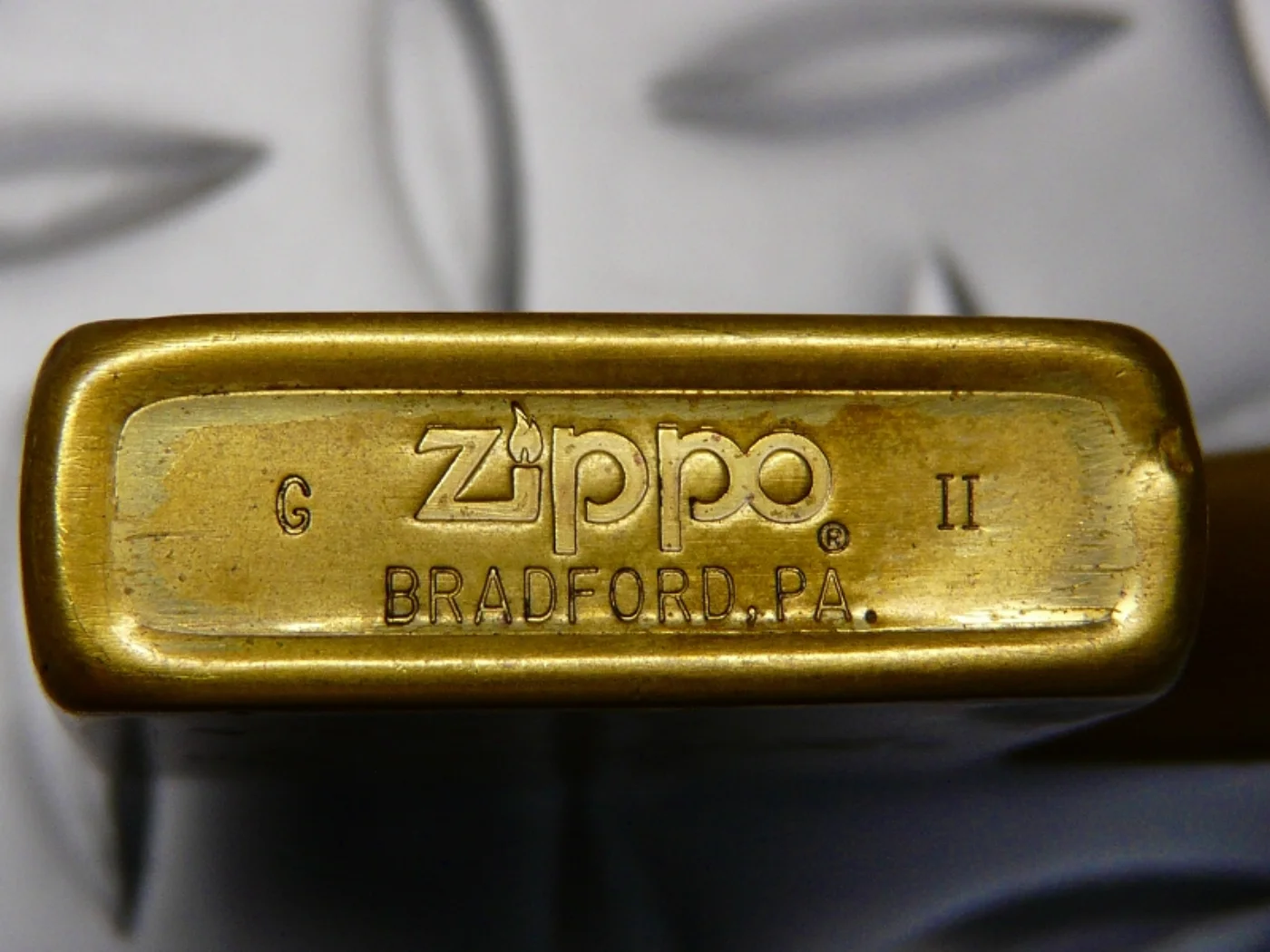 ミリタリーショップ 南国百貨店.COM|沖縄 G Zippo II BRADFORD PA ケース付き 1986年 [Z 記録写真7