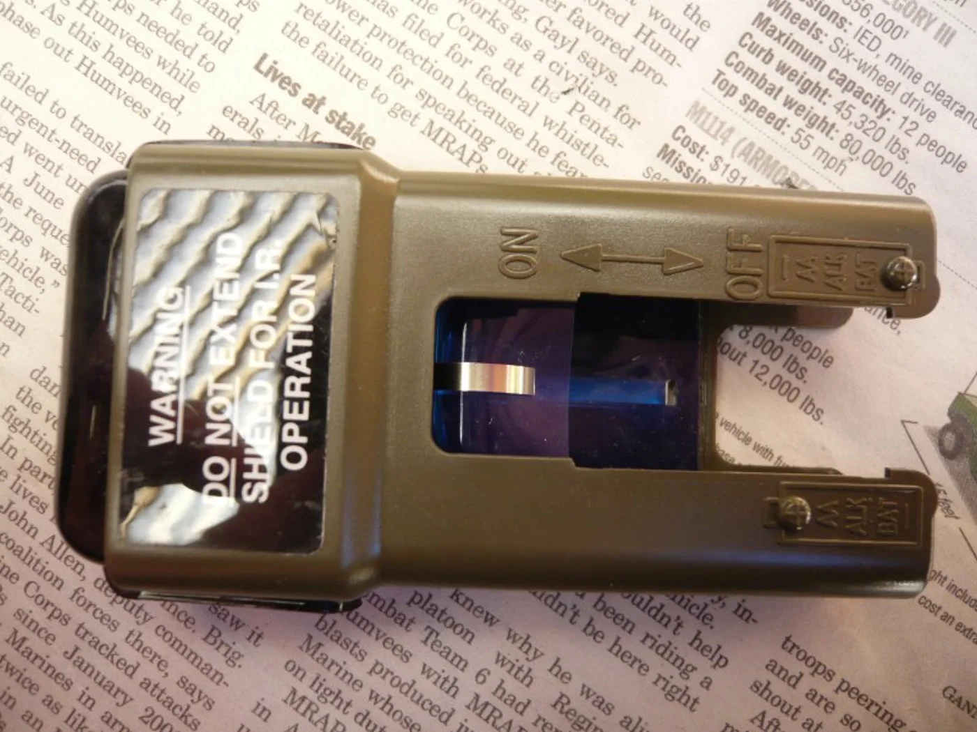 ミリタリーショップ 南国百貨店.COM|沖縄 FEDCAP REHAB SVCS ストロボのIRキャップ [Z D-72 記録写真7
