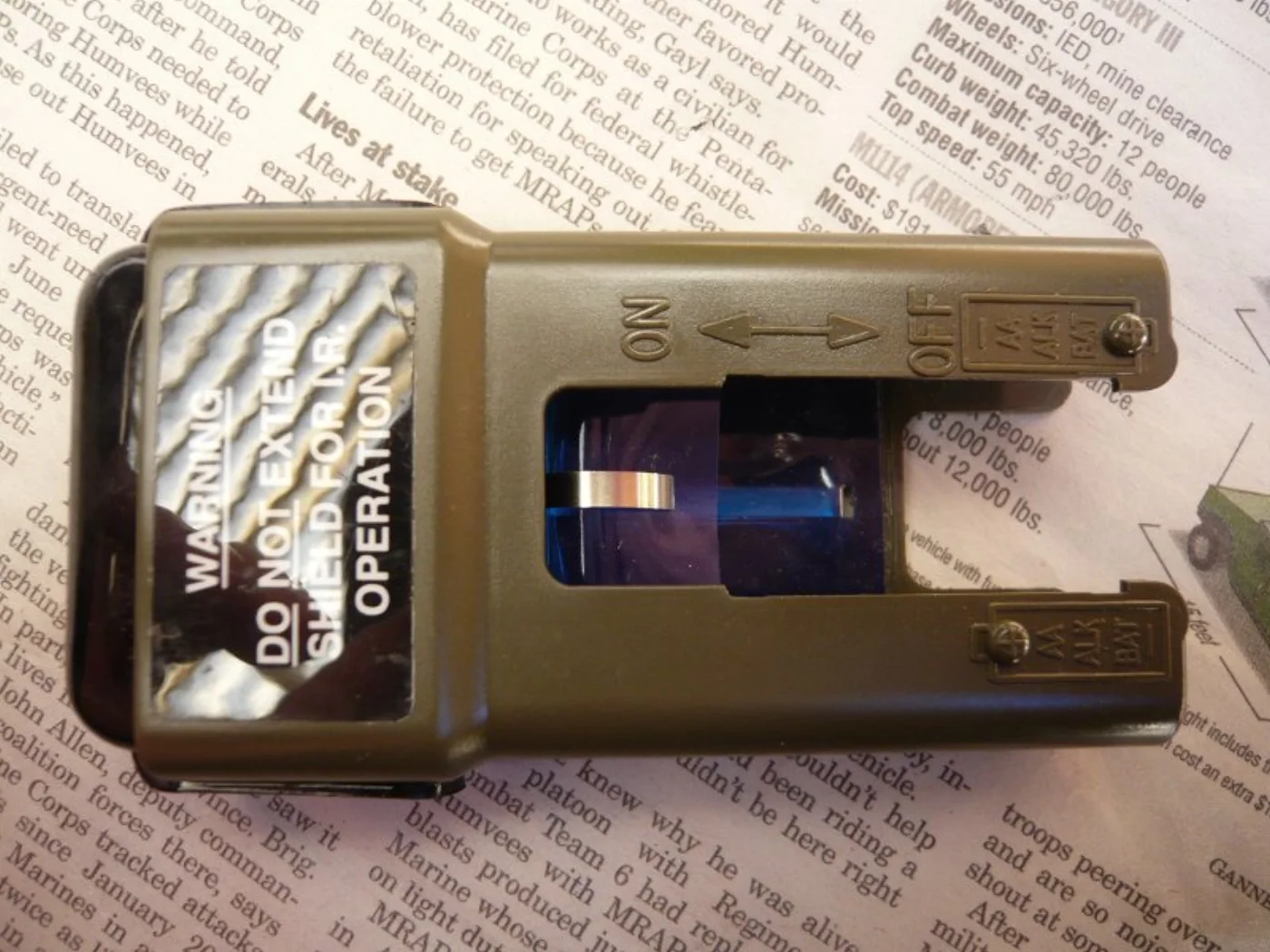 ミリタリーショップ 南国百貨店.COM|沖縄 FEDCAP REHAB SVCS ストロボのIRキャップ [Z D-72 記録写真8