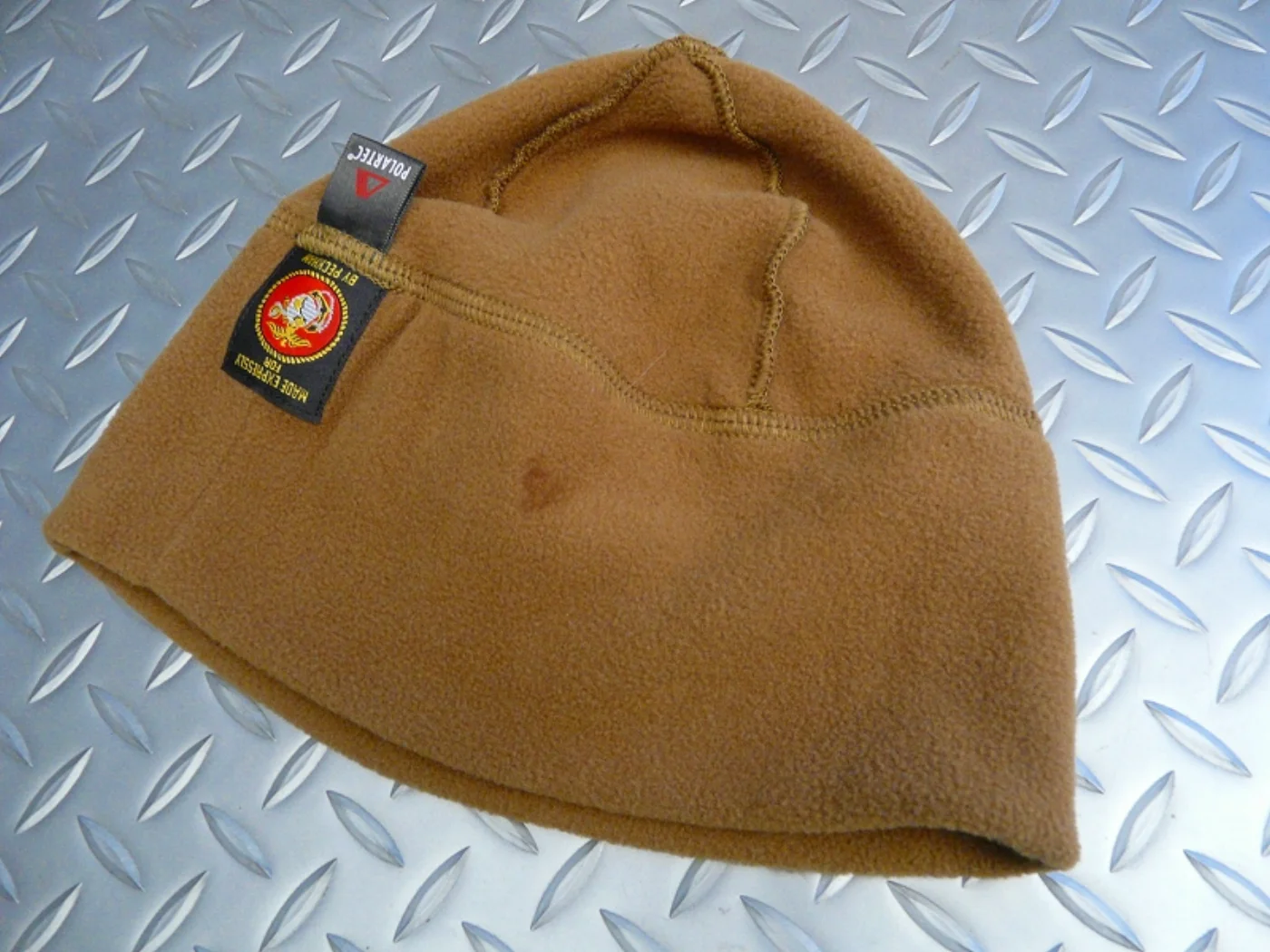 ミリタリーショップ 南国百貨店.COM|沖縄 USMC ポーラテック コヨーテ キャップ [E-1126] - USMC 記録写真5