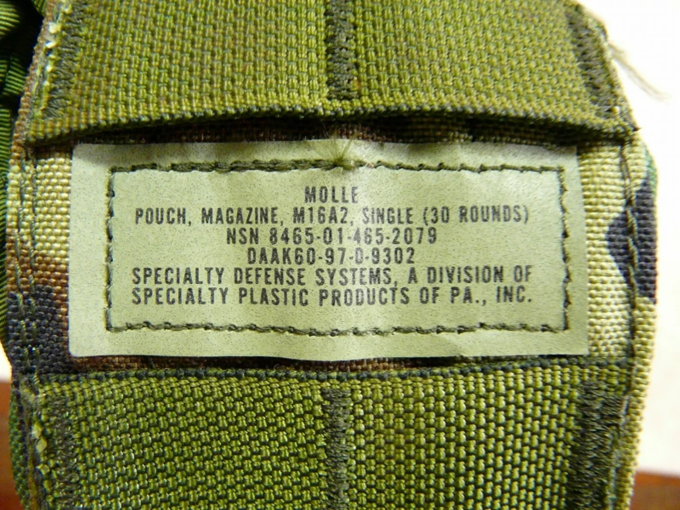 ミリタリーショップ 南国百貨店.COM|沖縄 MOLLE POUCH MAGAZINE M16A2 SINGLE [Z 記録写真4