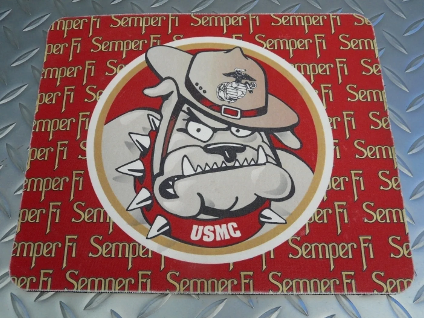 ミリタリーショップ 南国百貨店.COM|沖縄 USMC 海兵隊マスコット 鬼軍曹のマウスパット [Z D-1548] - 記録写真3