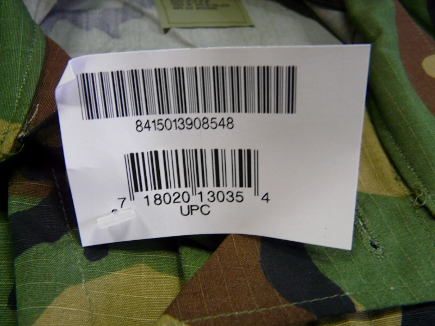 ミリタリーショップ 南国百貨店.COM|沖縄 迷彩服 ジャケット M-S 新品 Rip-Stop [Q-603] - 迷 記録写真5