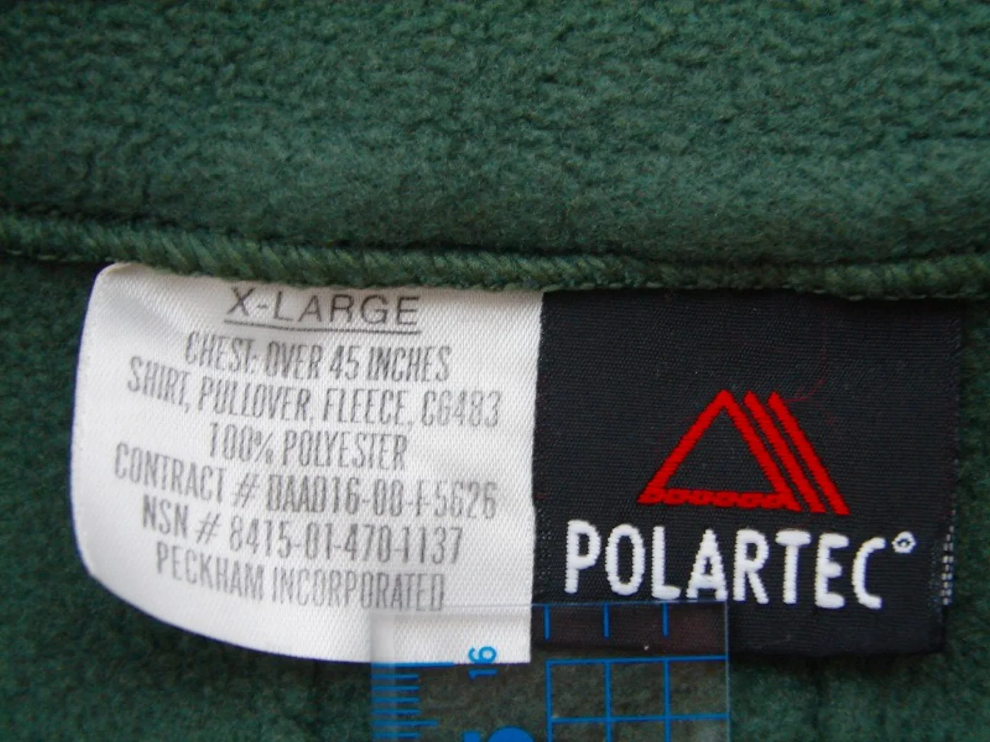 ミリタリーショップ 南国百貨店.COM|沖縄 POLARTEC ポーラテックフリース XL 極上品 USMC バックロゴ 記録写真4