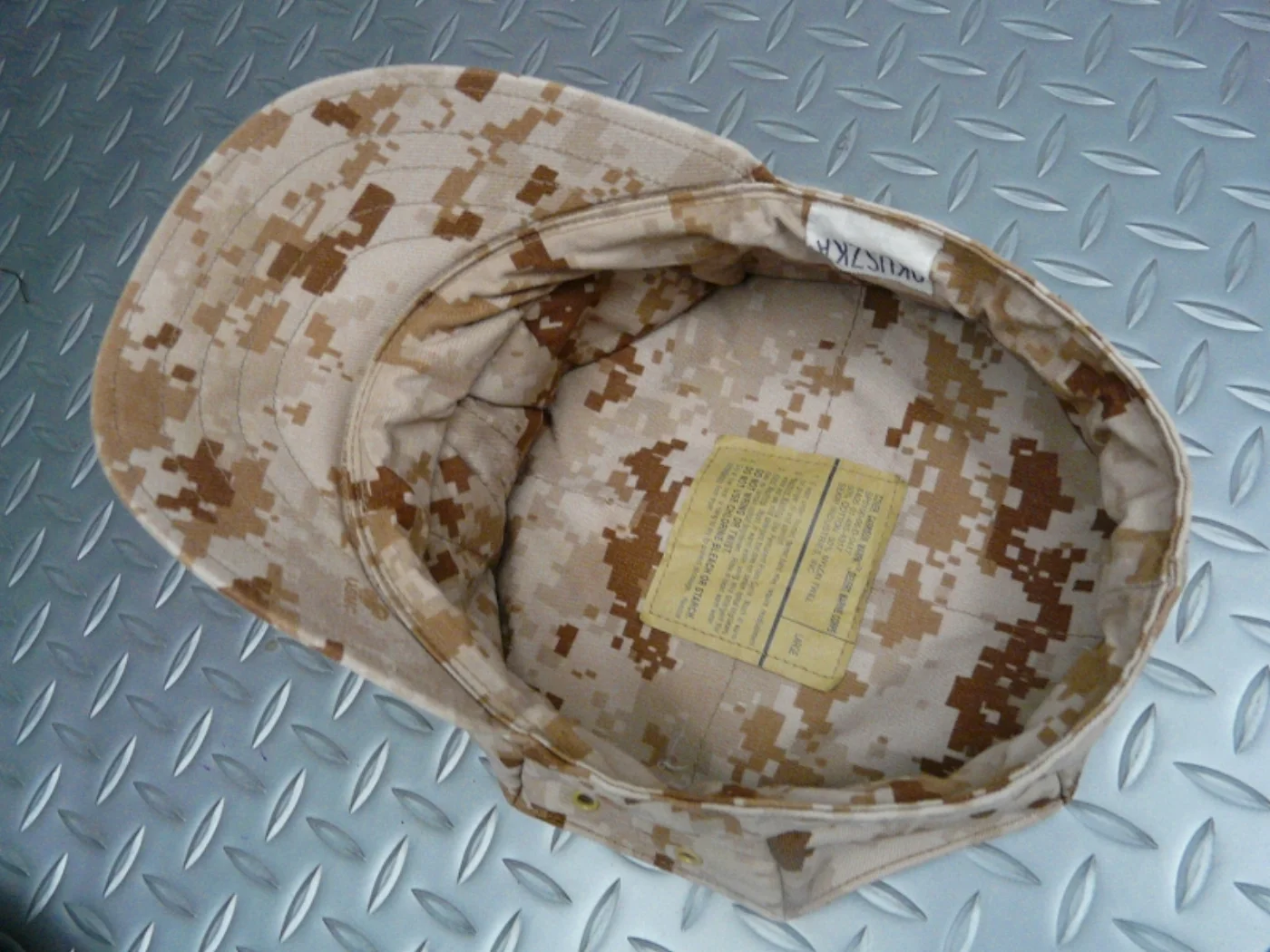 ミリタリーショップ 南国百貨店.COM|沖縄 八角帽 マーパット デザート Lサイズ USMC [Z E-1197] - 記録写真6