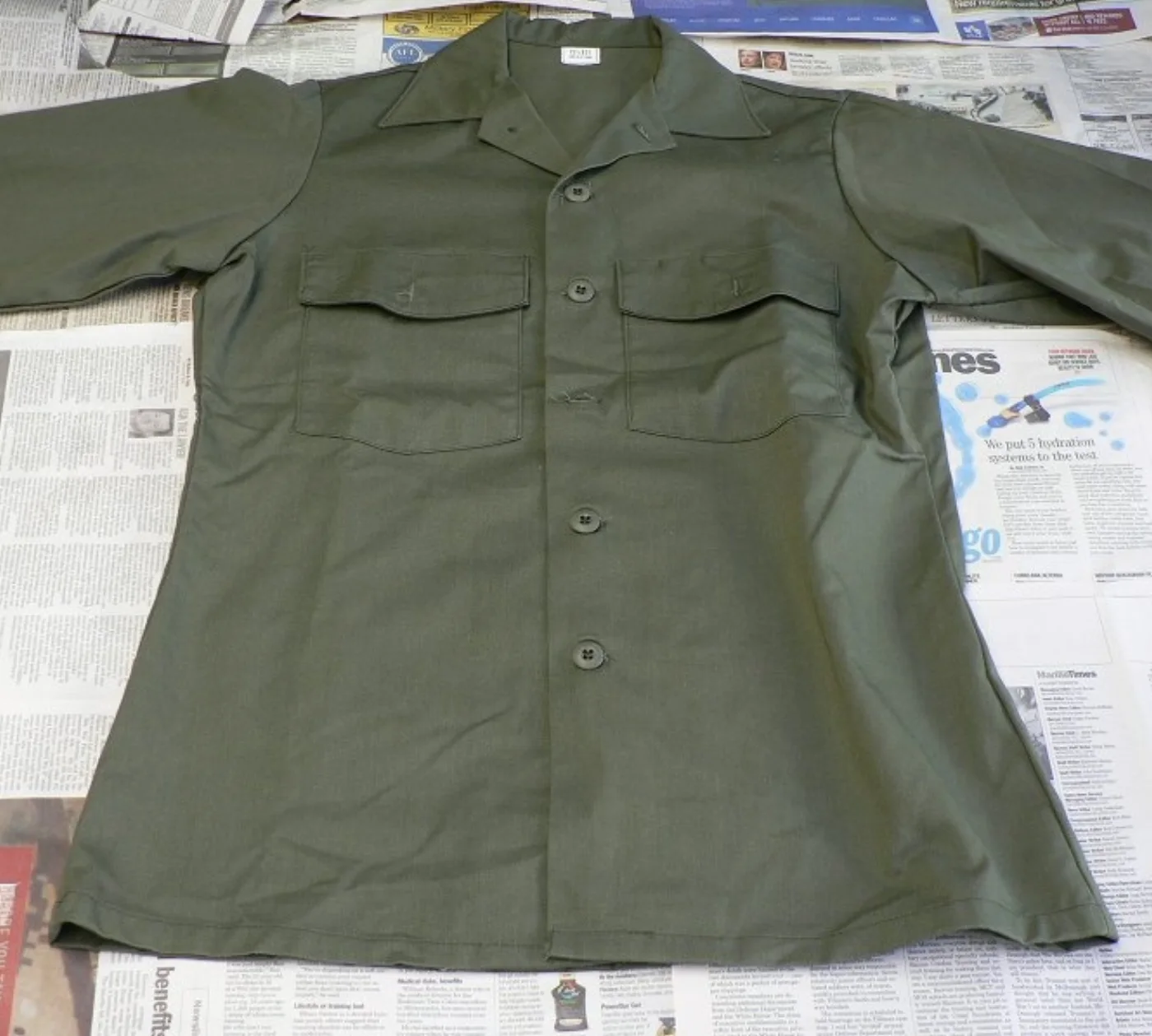 ミリタリーショップ 南国百貨店.COM|沖縄 SHIRT UTILITY DURA PRESS OG-507 新品 [Y 記録写真4