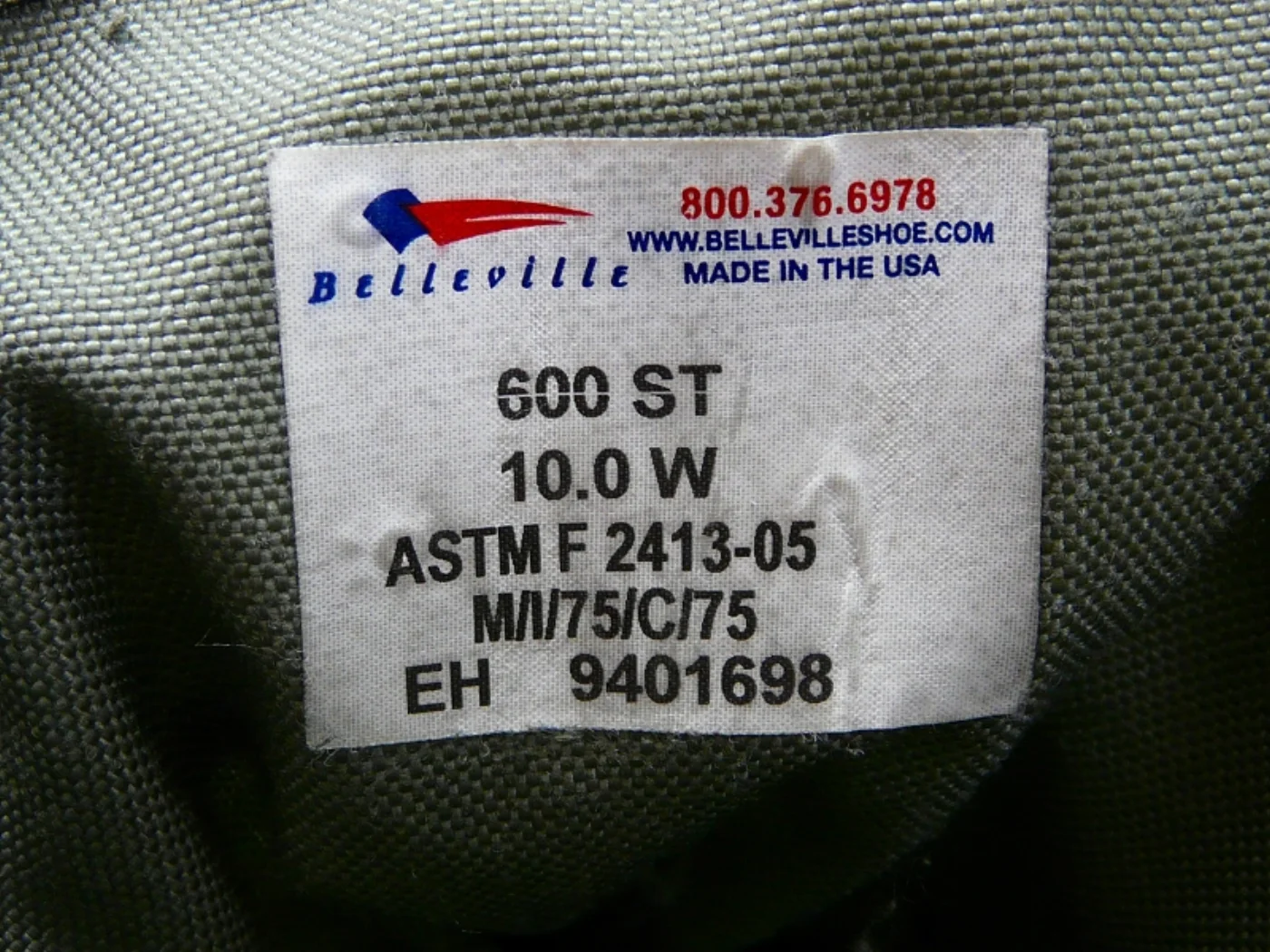 ミリタリーショップ 南国百貨店.COM|沖縄 ACU ブーツ 10W 28cm幅広 [ZZ B-1149] - ACU 記録写真8