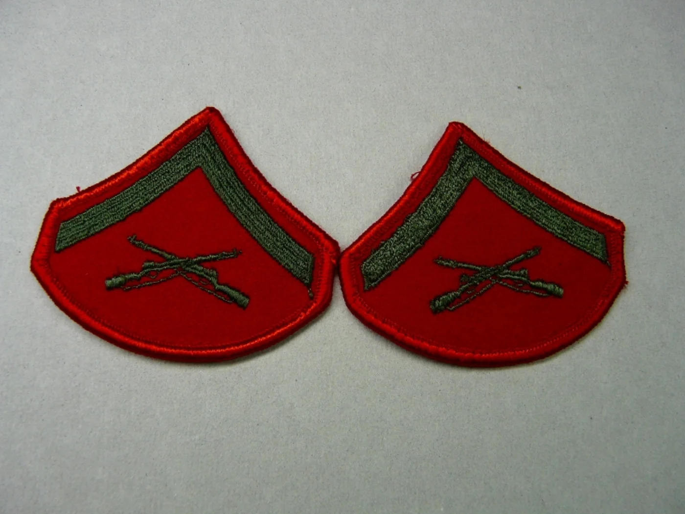 ミリタリーショップ 南国百貨店.COM|沖縄 USMC CHEVRONS ミリタリーパッチ 2枚 LCPL 一等兵 [Z 記録写真2