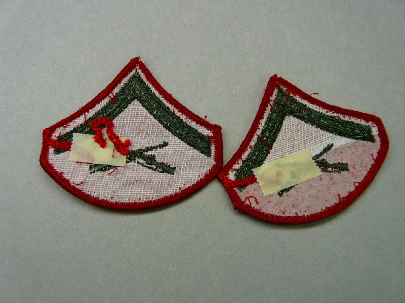 ミリタリーショップ 南国百貨店.COM|沖縄 USMC CHEVRONS ミリタリーパッチ 2枚 LCPL 一等兵 [Z 記録写真4