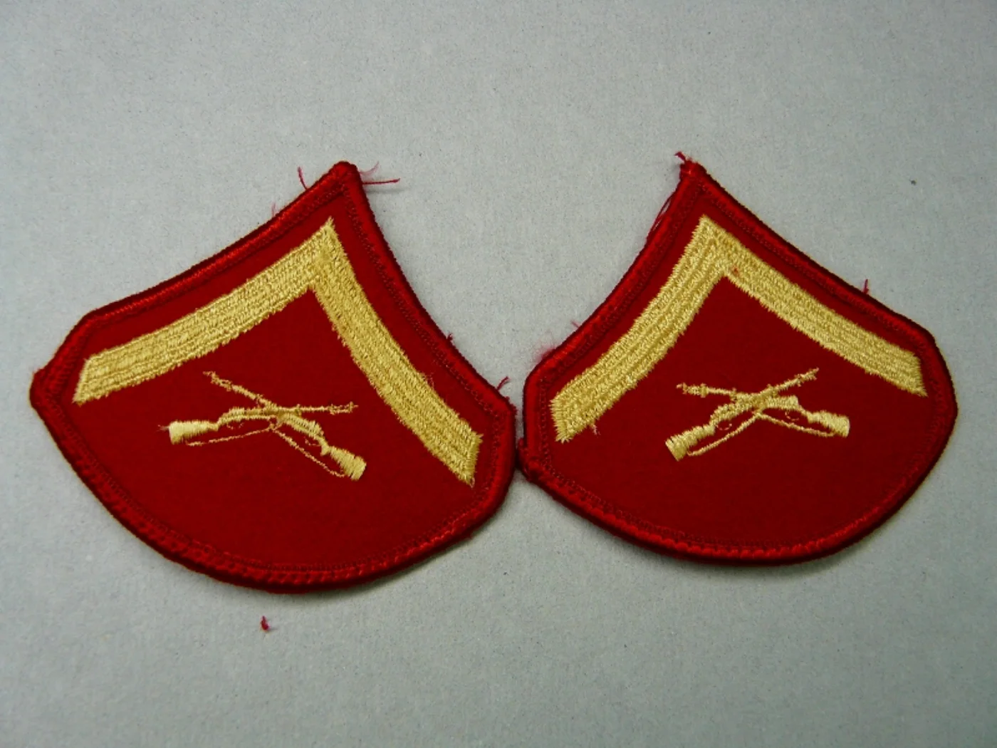 ミリタリーショップ 南国百貨店.COM|沖縄 USMC CHEVRONS LCPL ミリタリーパッチ 2枚 [Z Y-3 記録写真2