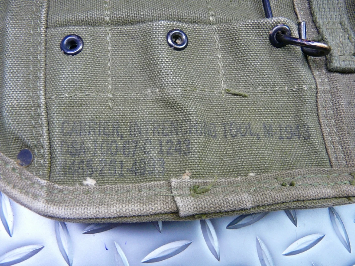 ミリタリーショップ 南国百貨店.COM|沖縄 1943 シャベルケース [Z B-1140] - 1943 シャベルケー 記録写真4