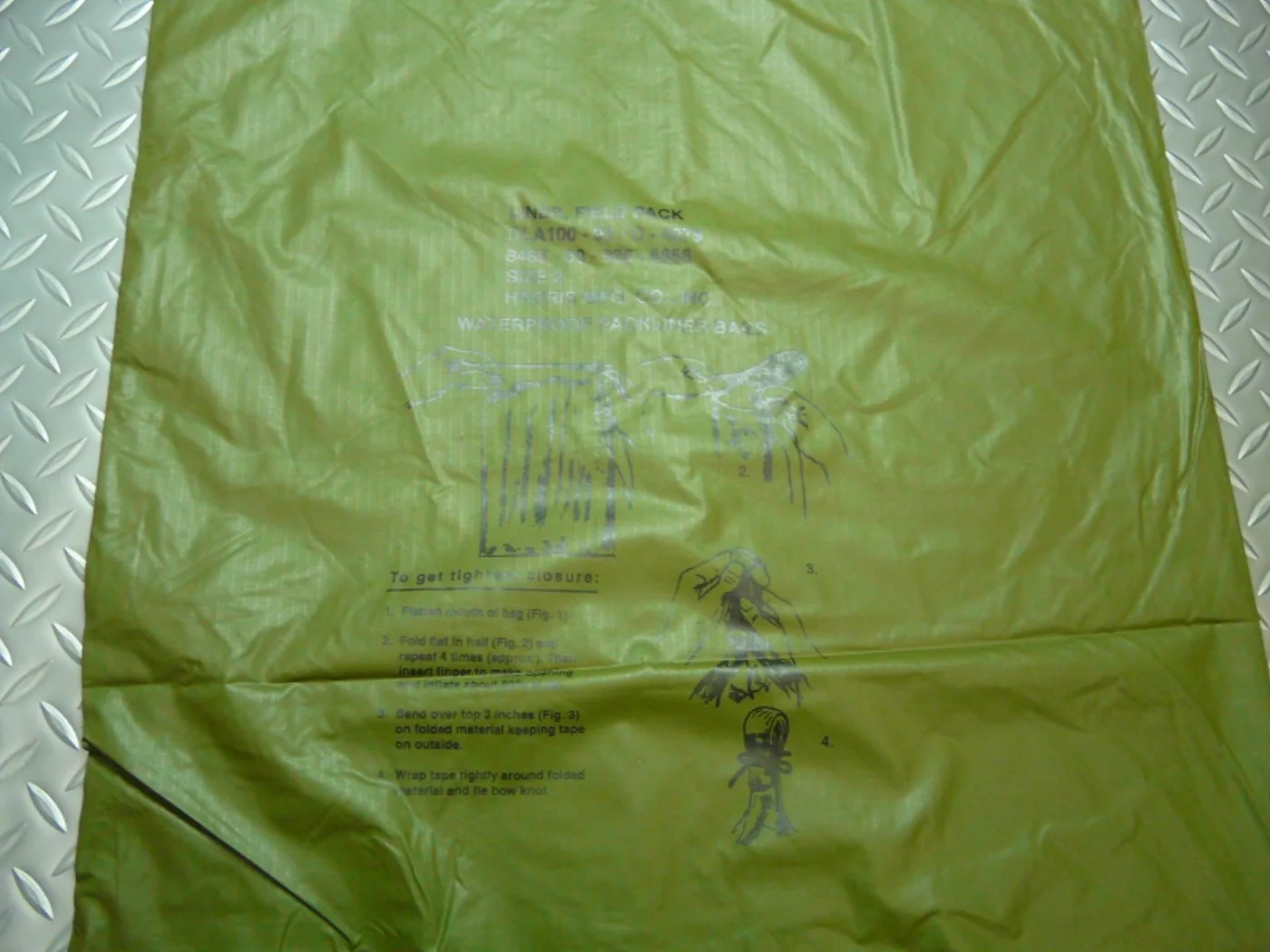 ミリタリーショップ 南国百貨店.COM|沖縄 防水袋 LINER FIELD PACK 米軍官給品 [Z C-1257] 記録写真4
