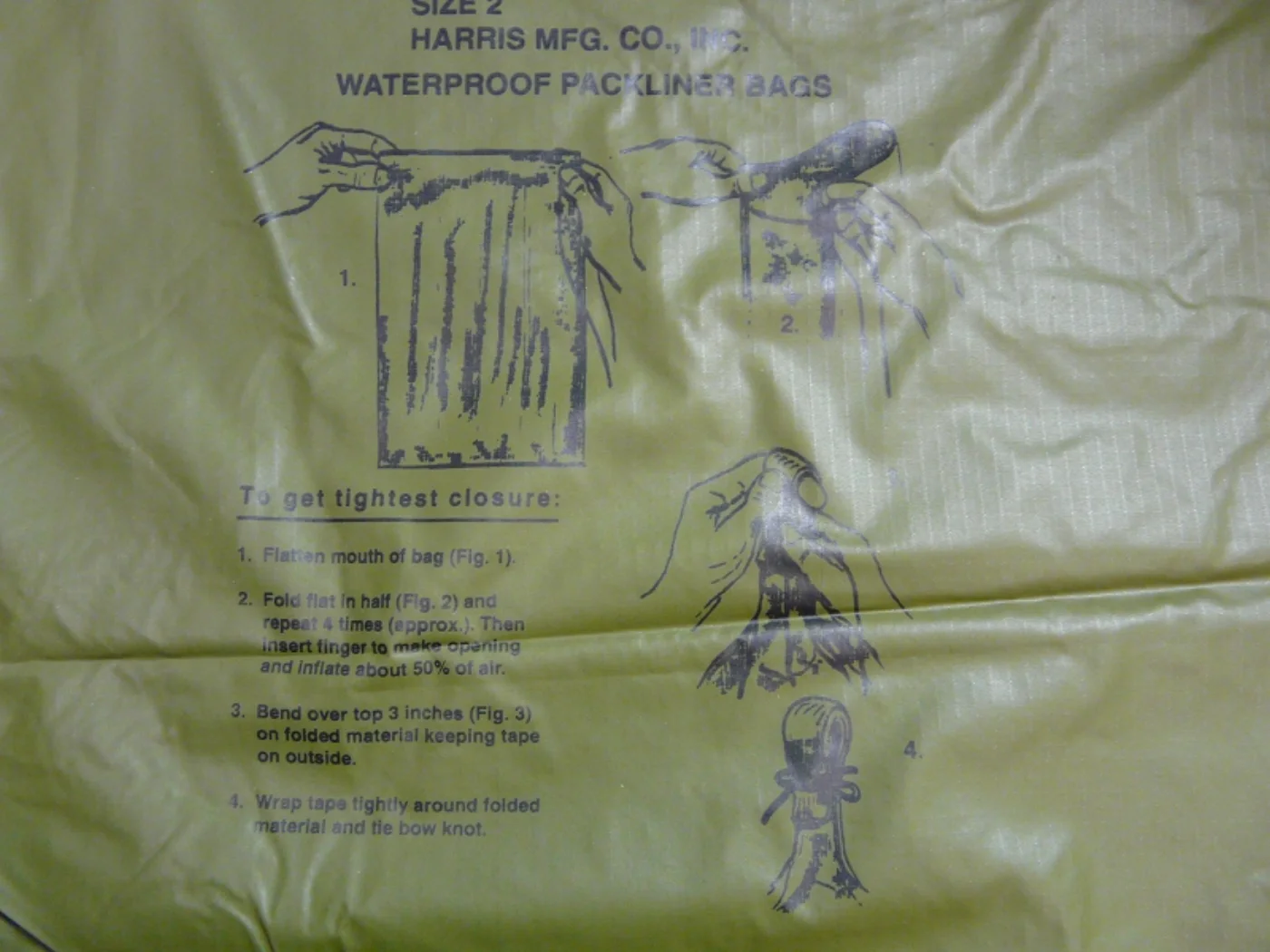 ミリタリーショップ 南国百貨店.COM|沖縄 防水袋 LINER FIELD PACK 米軍官給品 [Z C-1257] 記録写真7