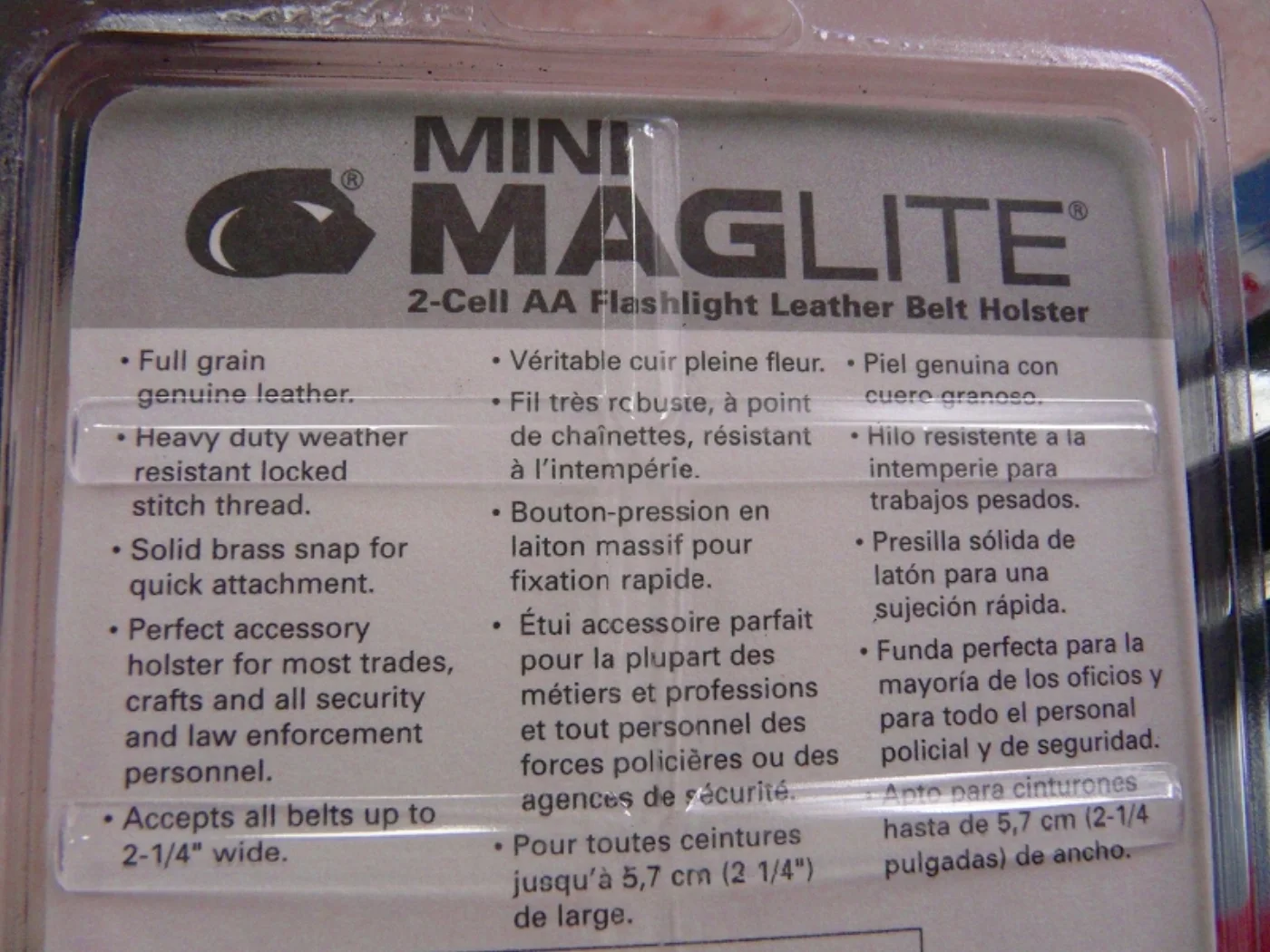 ミリタリーショップ 南国百貨店.COM|沖縄 MINI MAGLITE Belt Holster ミニマグライトホルスタ 記録写真4