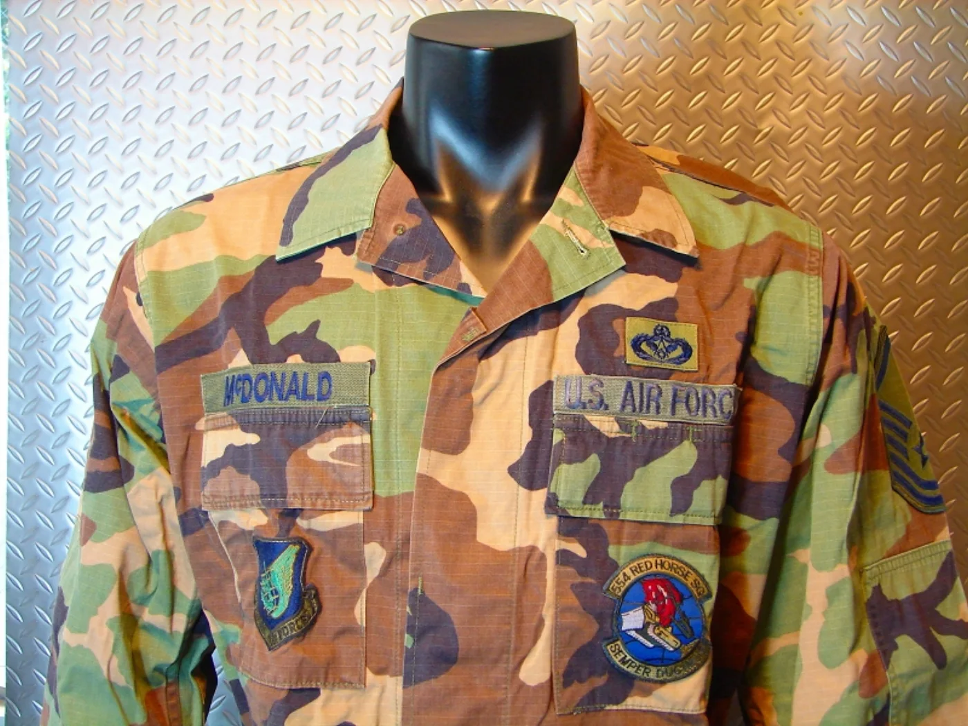 ミリタリーショップ 南国百貨店.COM|沖縄 迷彩服 ミリタリーパッチたくさん M-S [ZZZ FK-304] - 迷 記録写真2