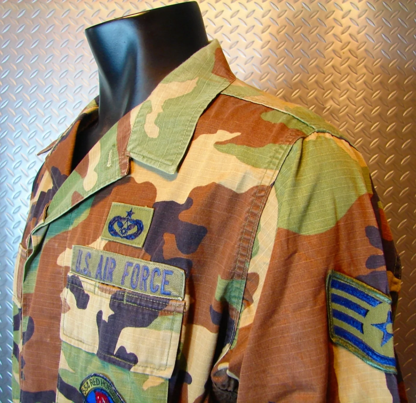 ミリタリーショップ 南国百貨店.COM|沖縄 迷彩服 ジャケット ミリタリーパッチたくさん M-S [ZZZ FK-30 記録写真7